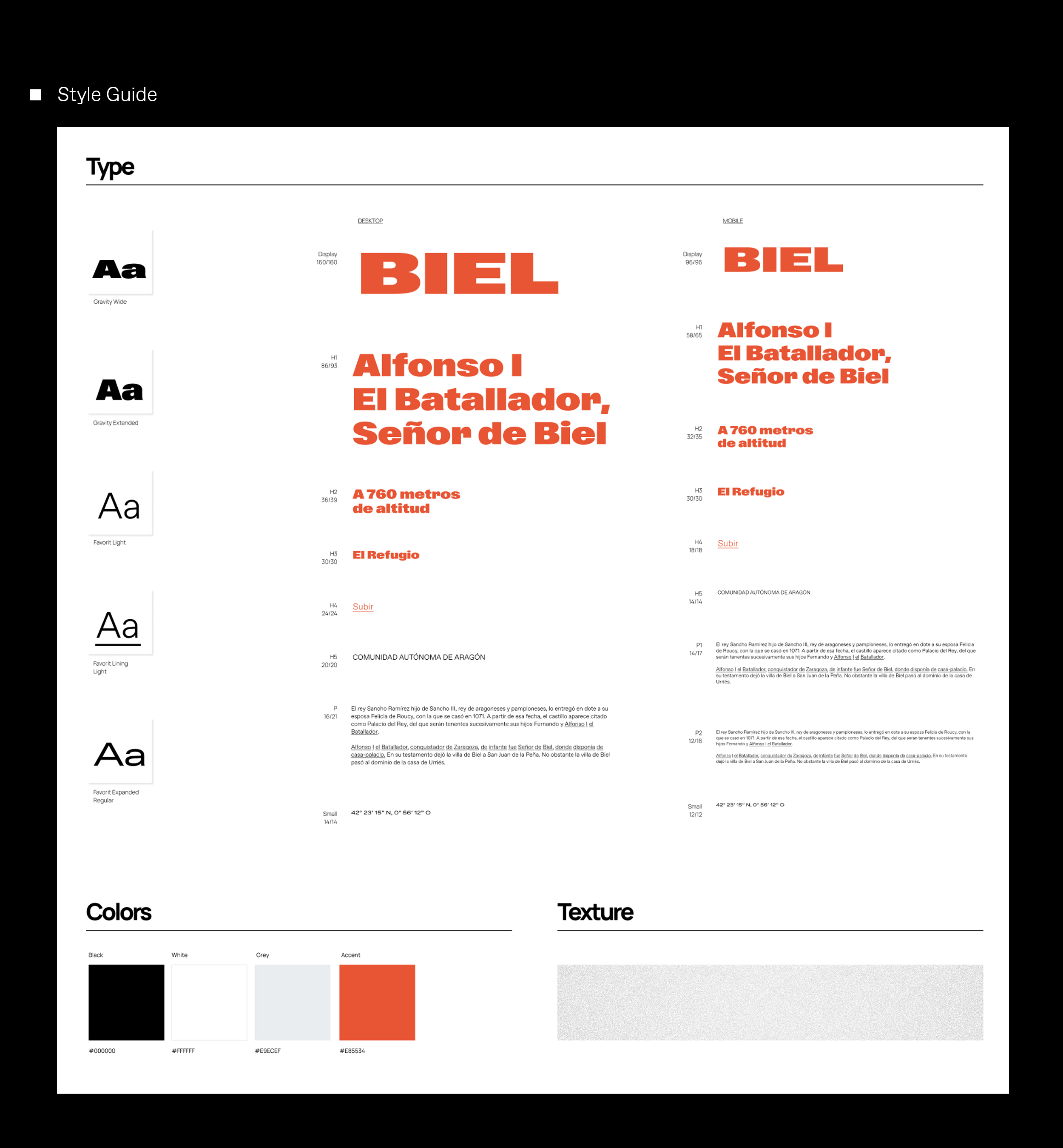 Biel - Style Guide