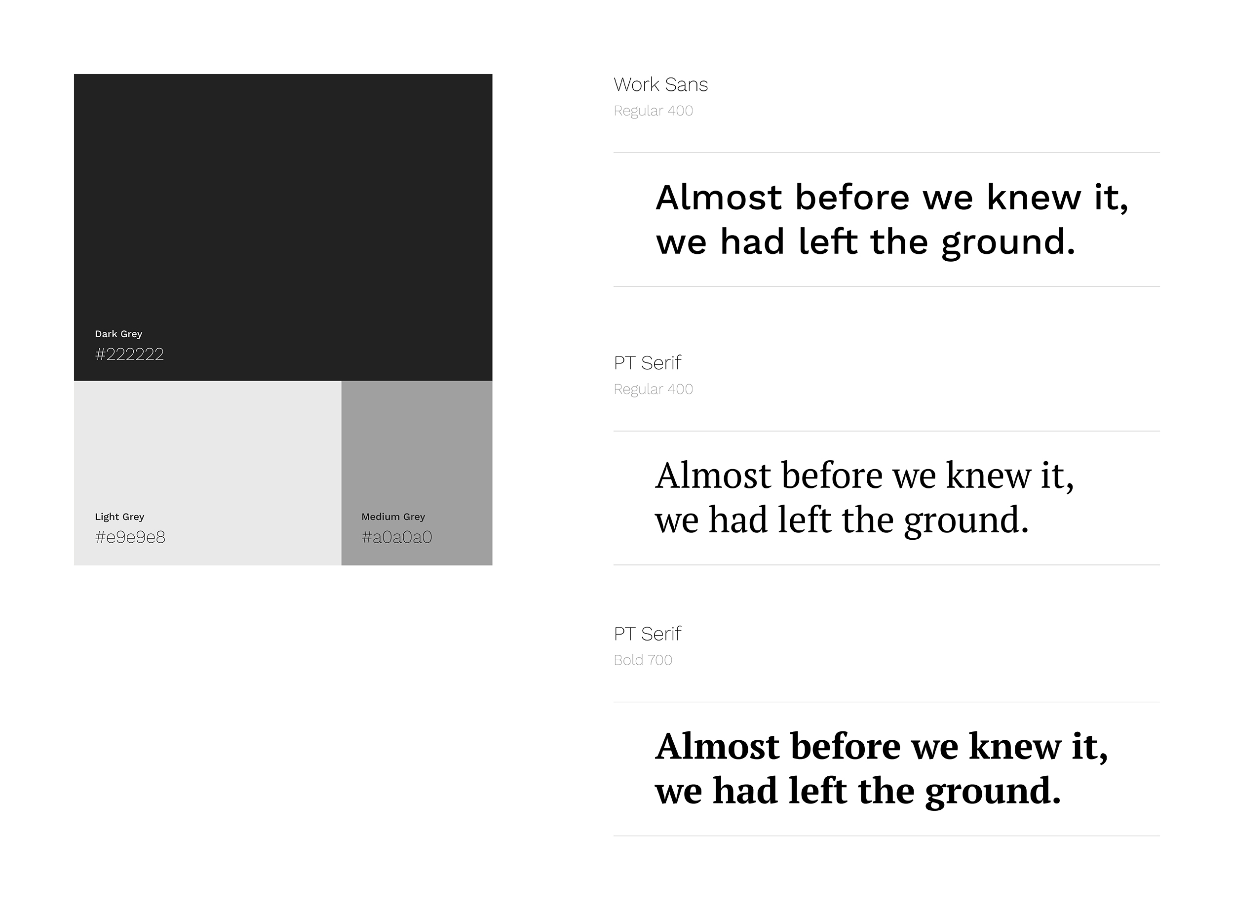GoatKnight Styleguide
