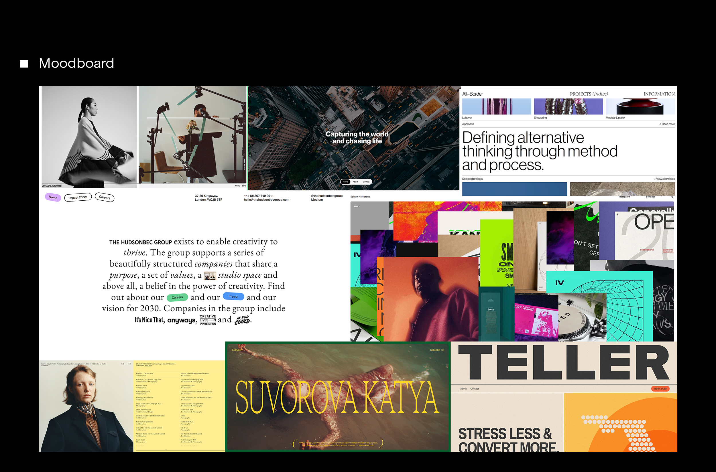 Hoy, Aqui, Ahora - Moodboard