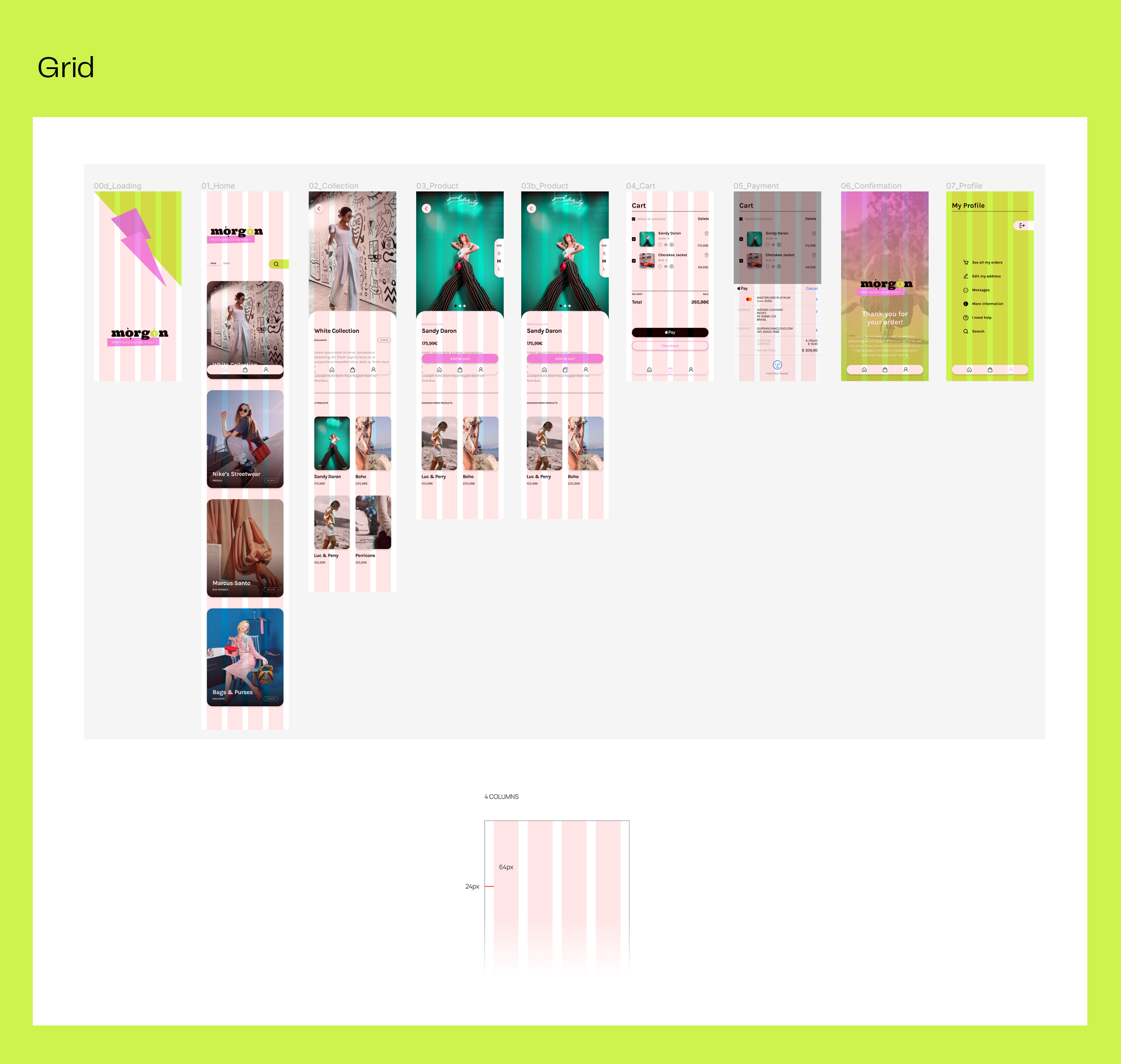 Morgon App Grid