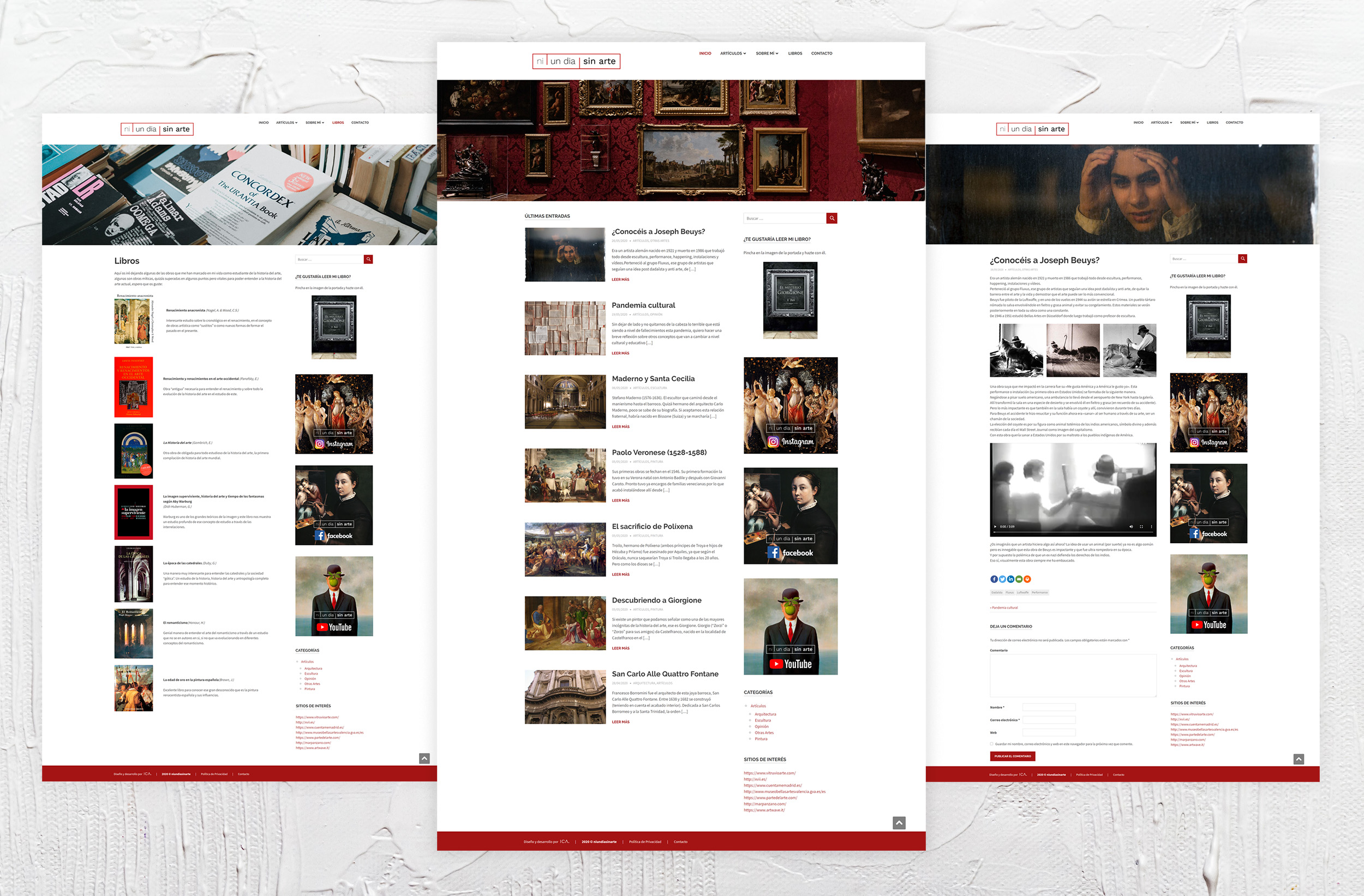 Ni un dia sin arte Website